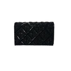 Beaded black  clutch New Without tags